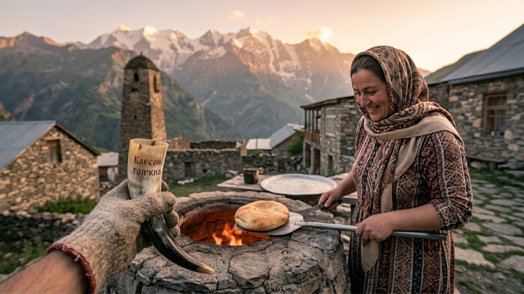 Жители села Куруш